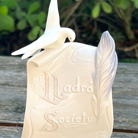 Lladro Society Porcelain Plaque Art Brings Us Together 7677 Scroll BOX - Picture 3 of 10